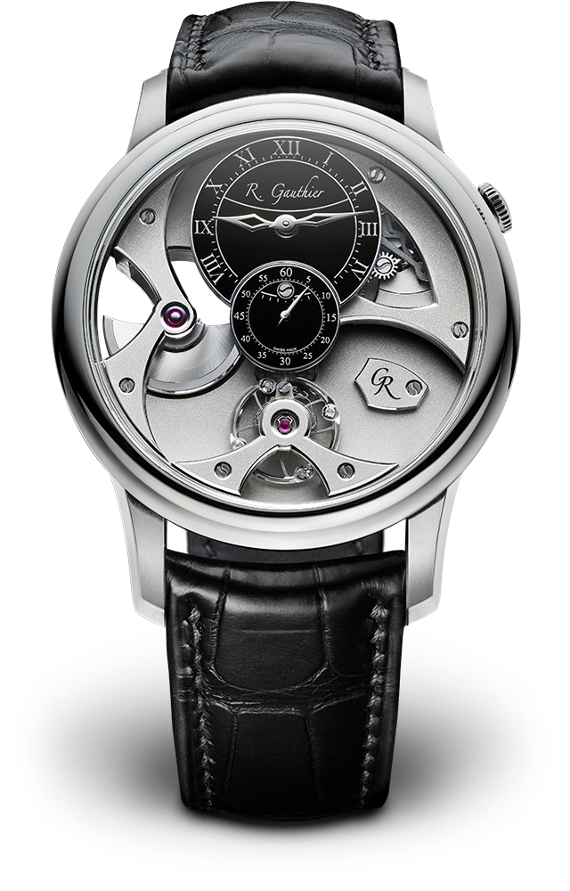 Platinum limited edition, Insight Micro-Rotor, Heritage Collection, Romain Gauthier