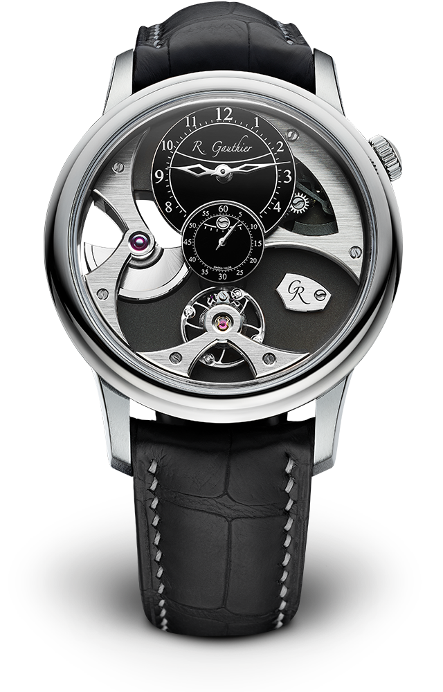 insight Micro-Rotor, Natural Titanium, Freedom collection, Ref. MON00376, Romain Gauthier