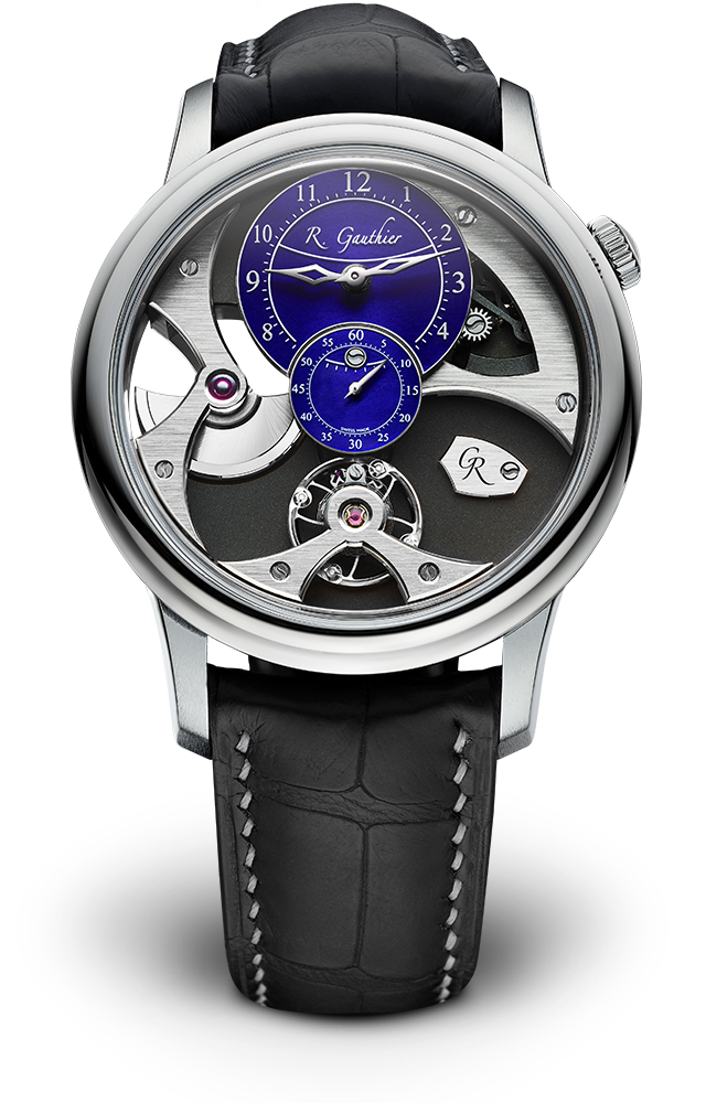 Insight Micro-Rotor, Natural Titanium, Freedom collection, Ref. MON00377, Romain Gauthier