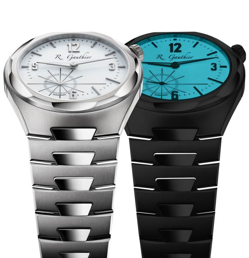 Romain Gauthier Romain Gauthier c by romain gauthier titanium edition bracelet lumen dial