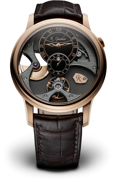 Red gold - black enamel dial