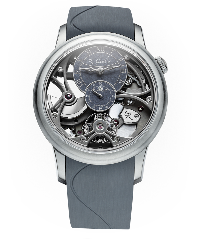 Romain Gauthier Romain Gauthier insight insight micro rotor squelette natural titanium
