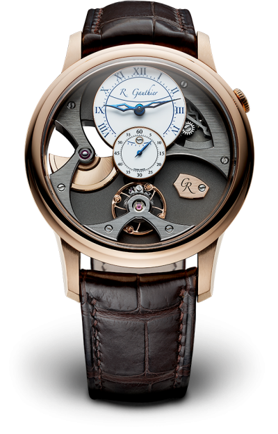 Red gold - White enamel dial