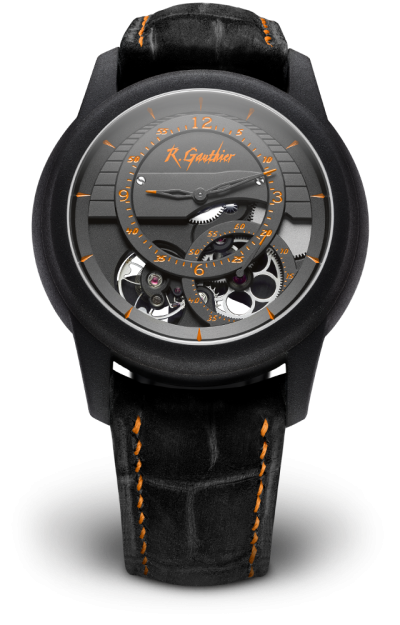Enraged titanium - orange accents