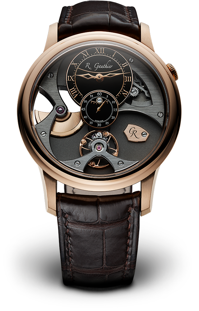 Red gold limited edition, Insight Micro-Rotor, Heritage Collection, Romain Gauthier