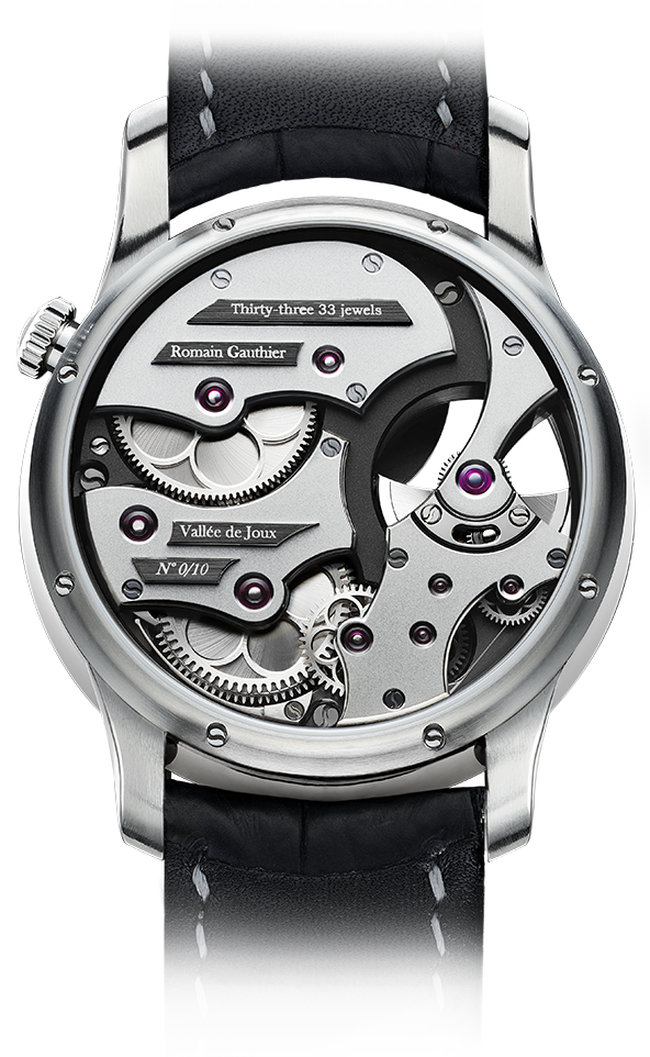 Insight Micro-Rotor, Natural Titanium, Freedom collection, Ref. MON00377, Romain Gauthier