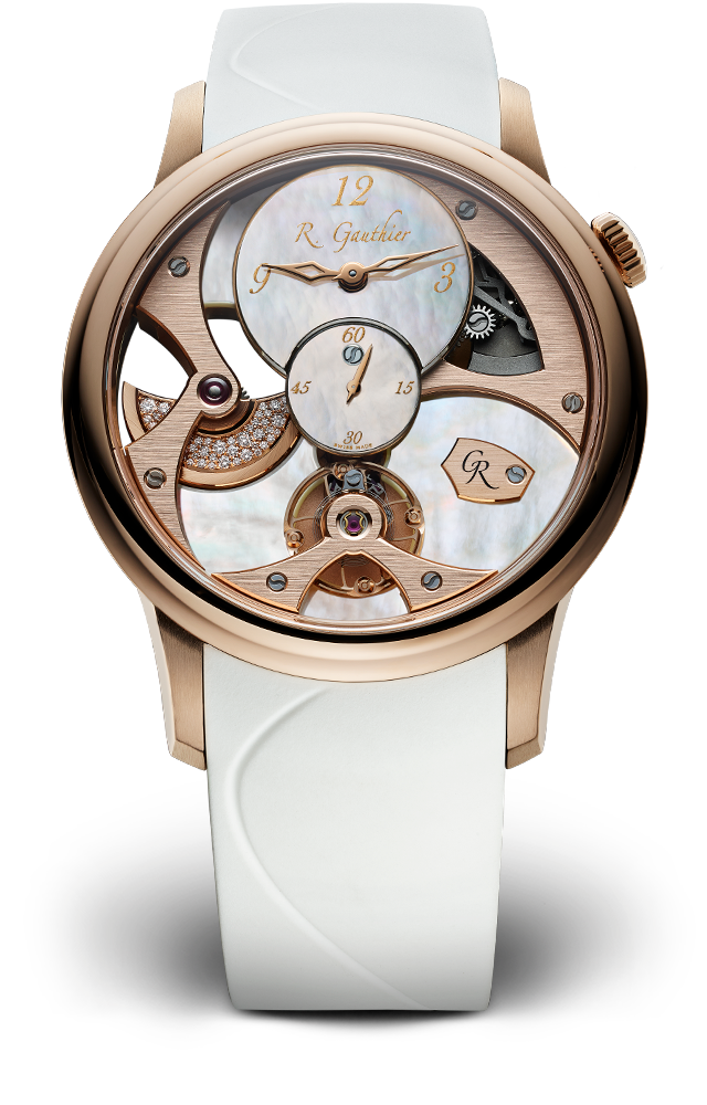 White mother of pearl, Insight Micro-Rotor Lady, Heritage Collection, Romain Gauthier, MON00335