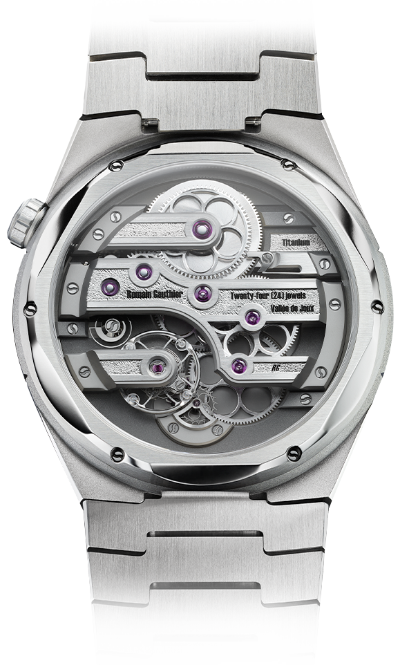 C by Romain Gauthier Titanium Edition Bracelet Lumen dial, FREE-MON00585