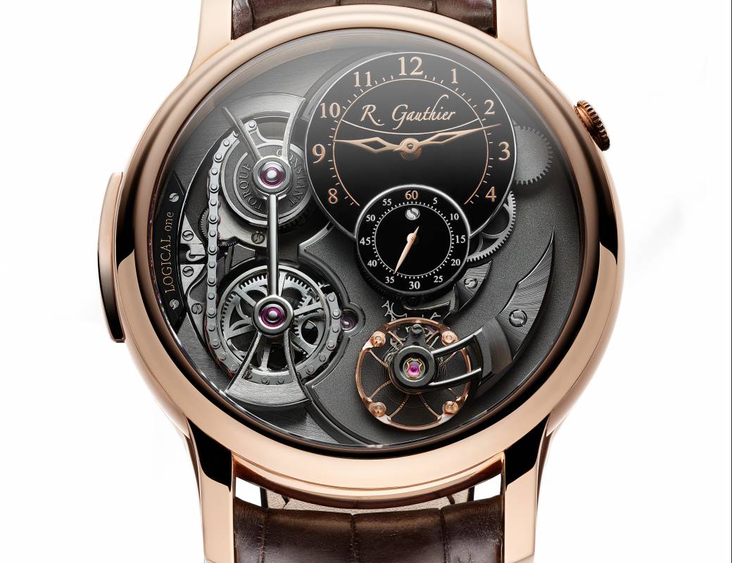 Romain Gauthier Logical One red gold black enamel dial 3