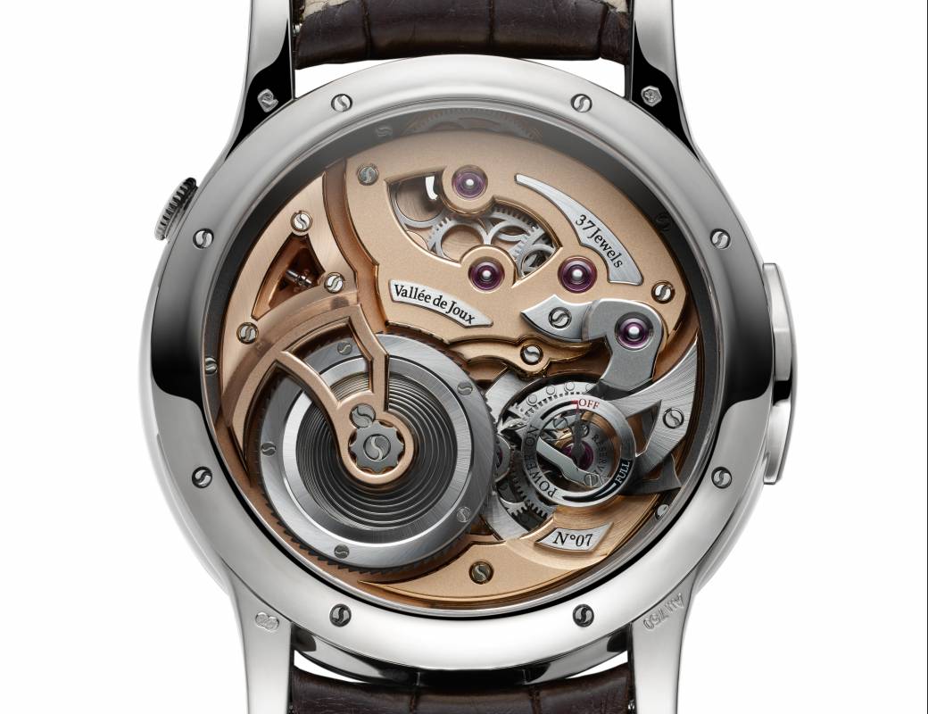 Romain Gauthier Logical One white gold clous de Paris dial 5