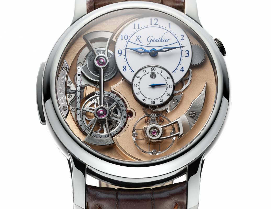 Romain Gauthier Logical One white gold white enamel dial 6