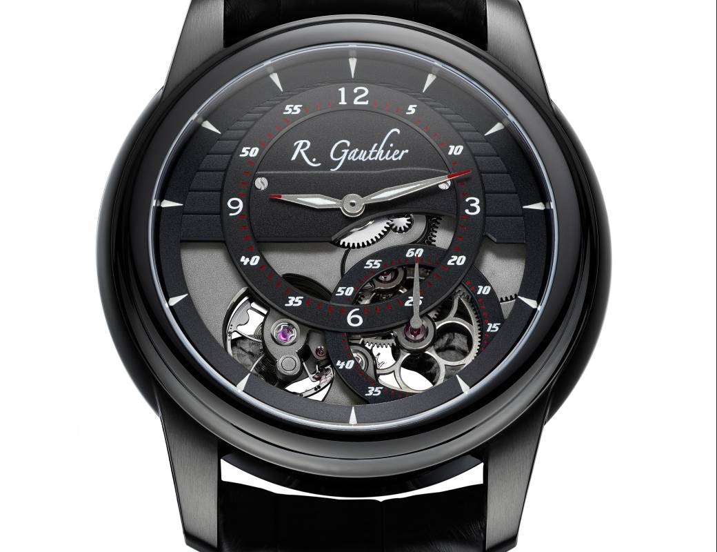 Romain Gauthier Prestige HMS Black Titanium red accents 3