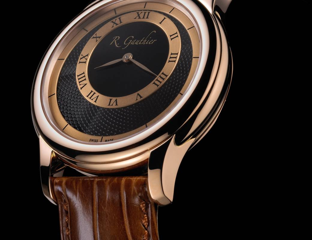 Romain Gauthier Prestige HM red gold black dial 1
