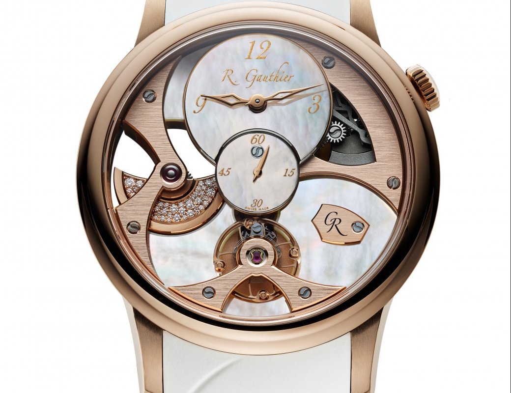 Romain_Gauthier_Insight_Micro-Rotor_Lady_red gold_white_dial_rubber_strap_3