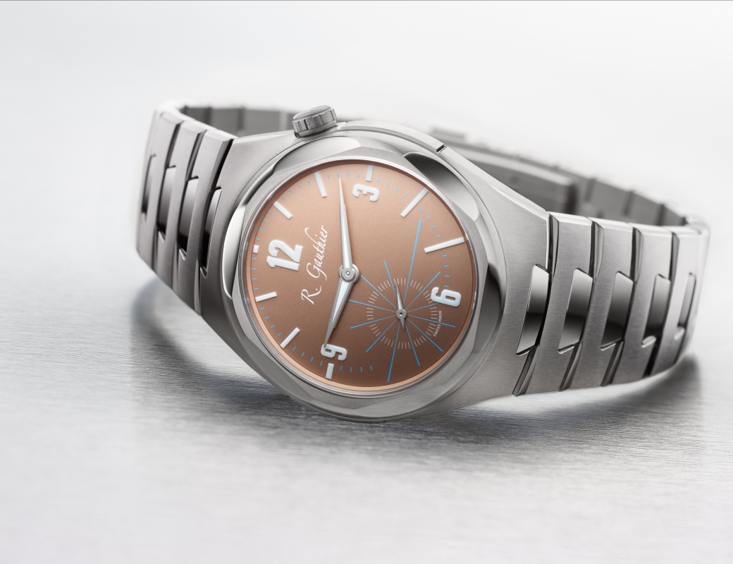 C by Romain Gauthier Titanium Edition Bracelet - Lever de Soleil color dial