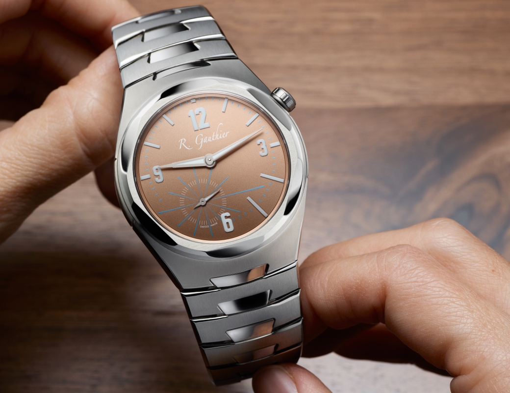 C by Romain Gauthier Titanium Edition Bracelet - Lever de Soleil color dial